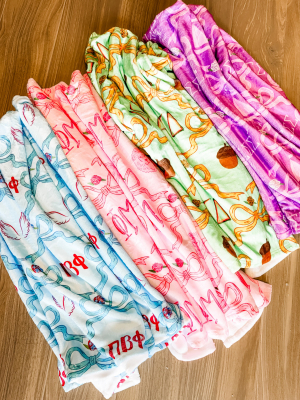 Sorority Bow Blanket